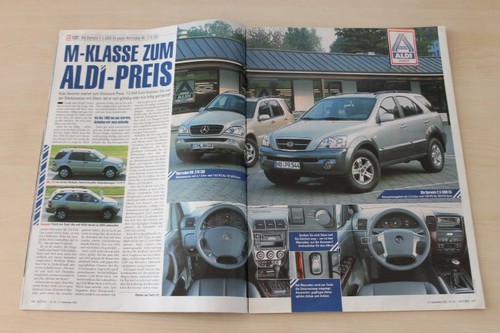 Auto bild 2002 kia sorento - bild, 39/2002
